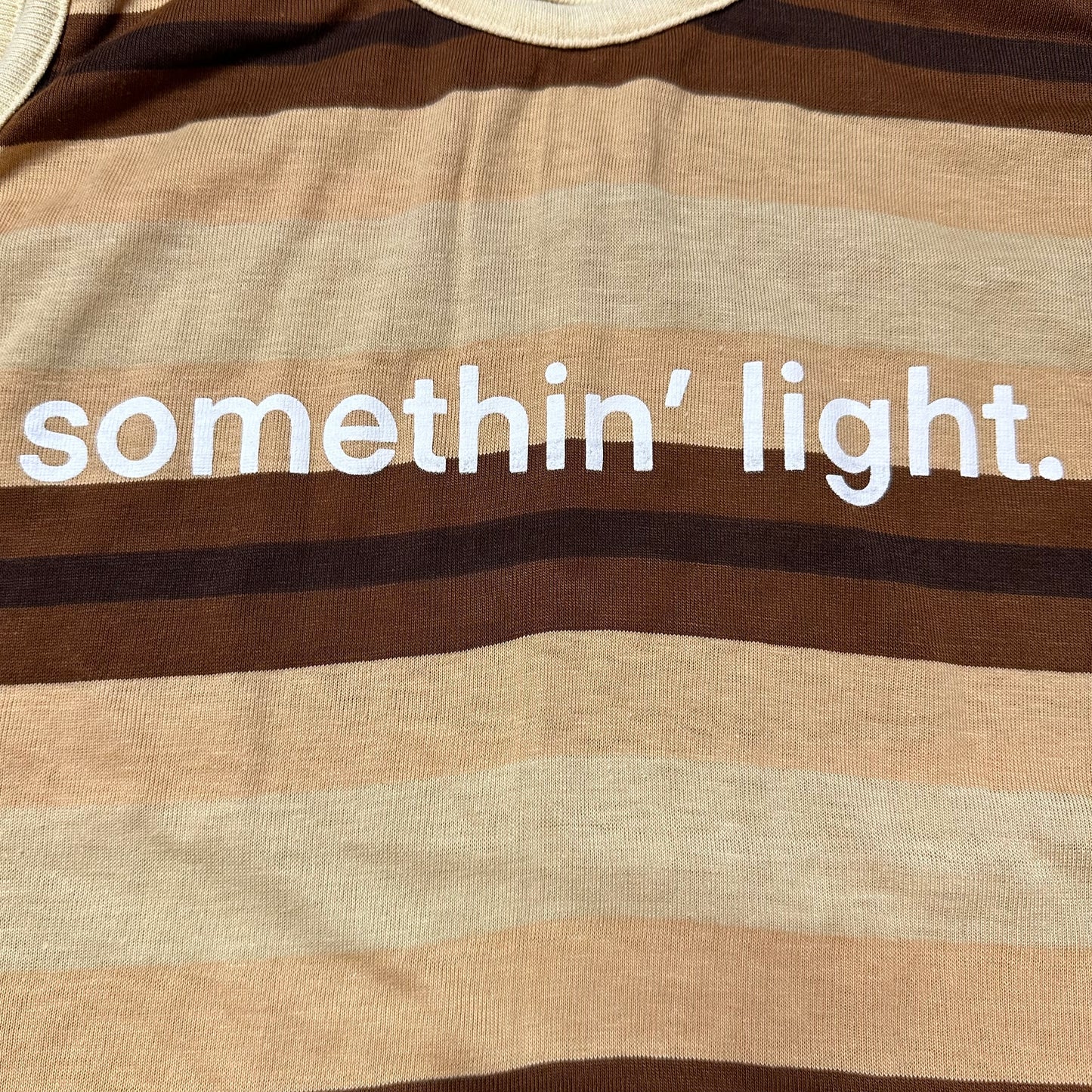 “somethin’ light” Striped Tank Top