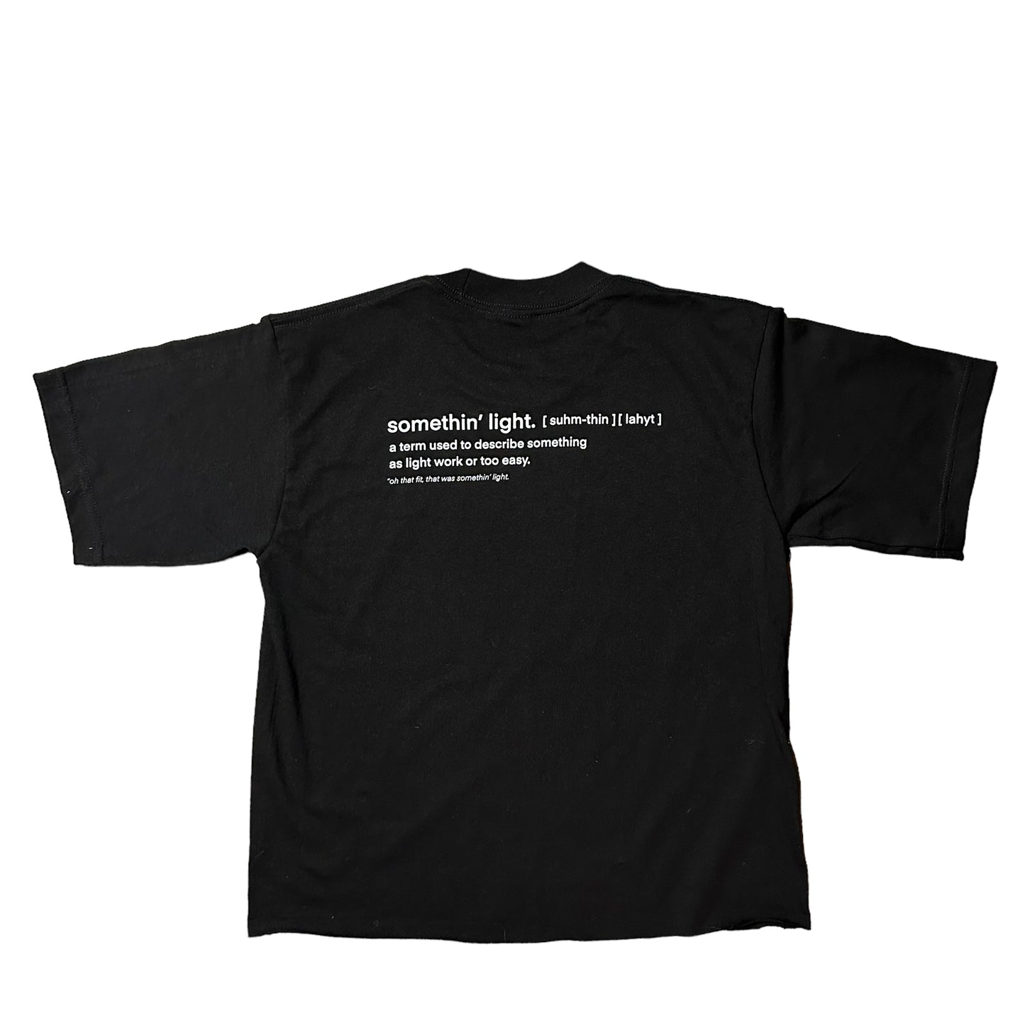 “somethin’ light” Box Cut Tee