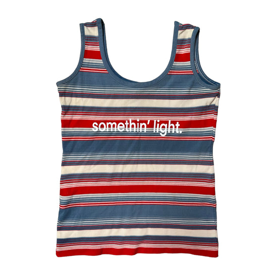 “somethin’ light” Striped Tank Top