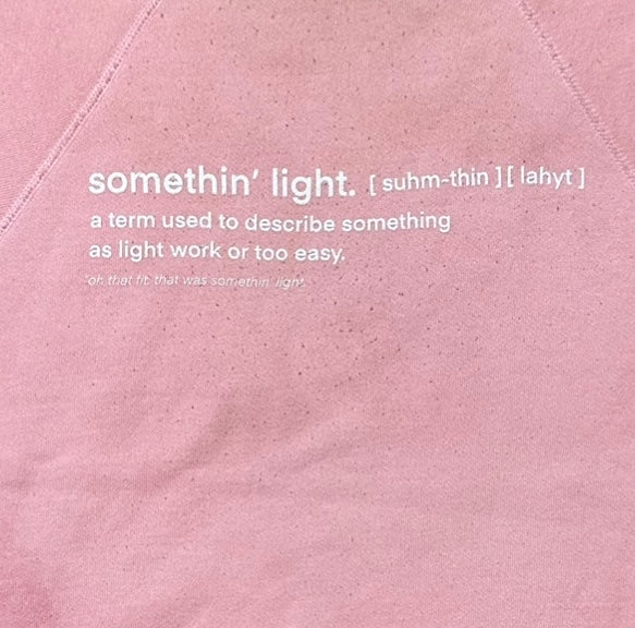 “somethin’ light” Sleeveless Cropped Crewneck