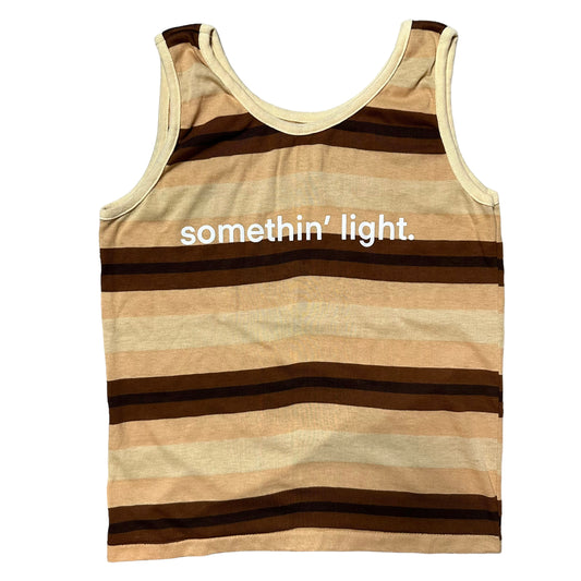 “somethin’ light” Striped Tank Top