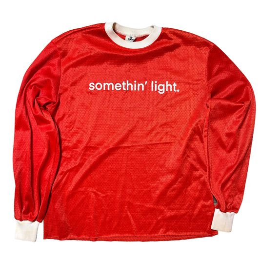 “somethin’ light” Mesh Ringer Long Sleeve