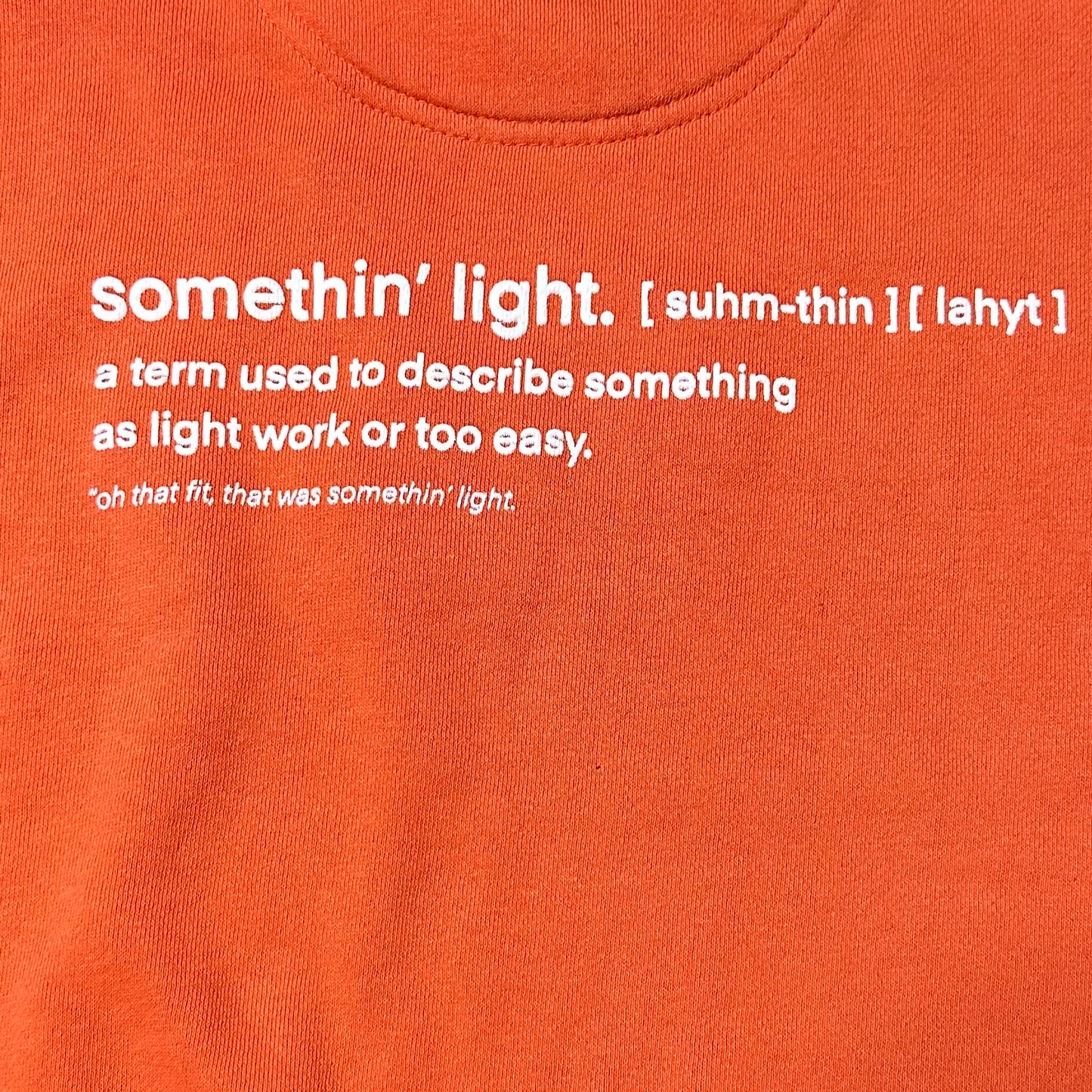 “somethin’ light” 90’s GAP Crewneck