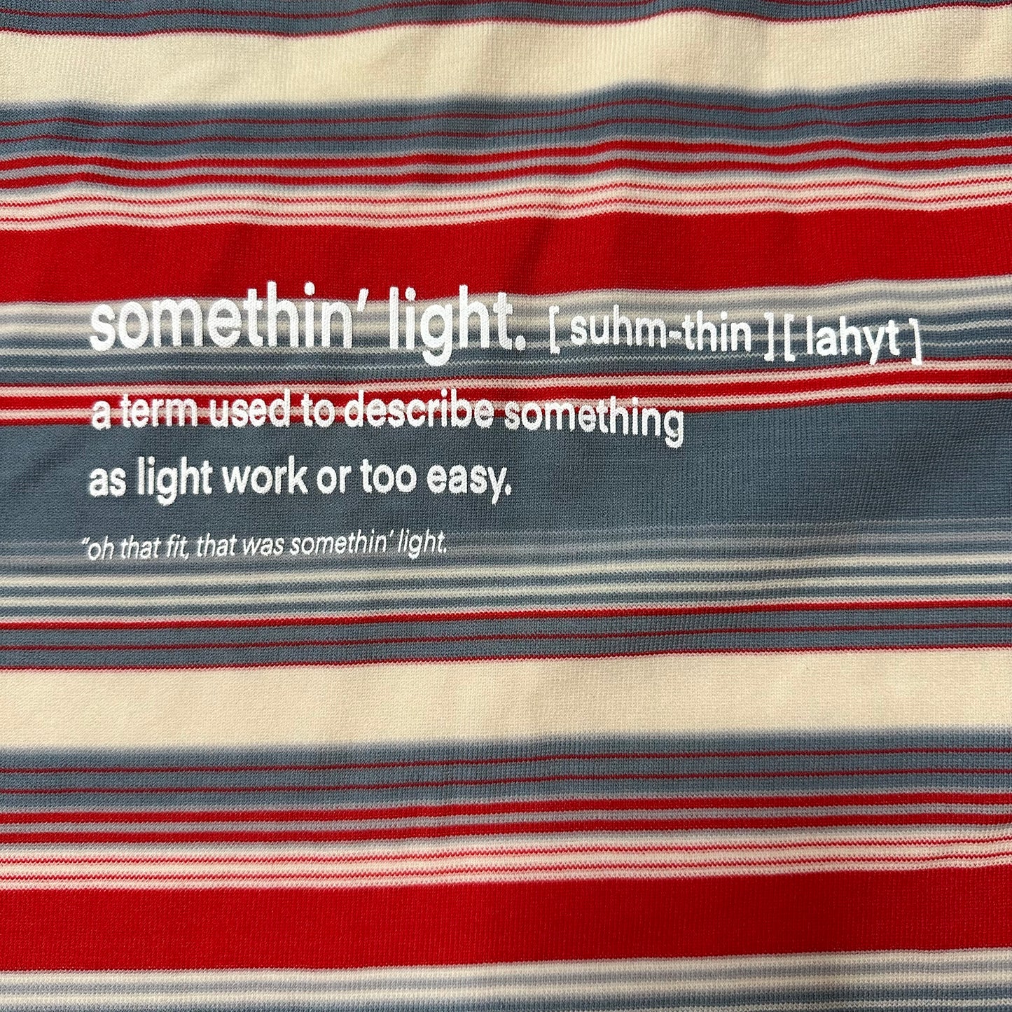 “somethin’ light” Striped Tank Top